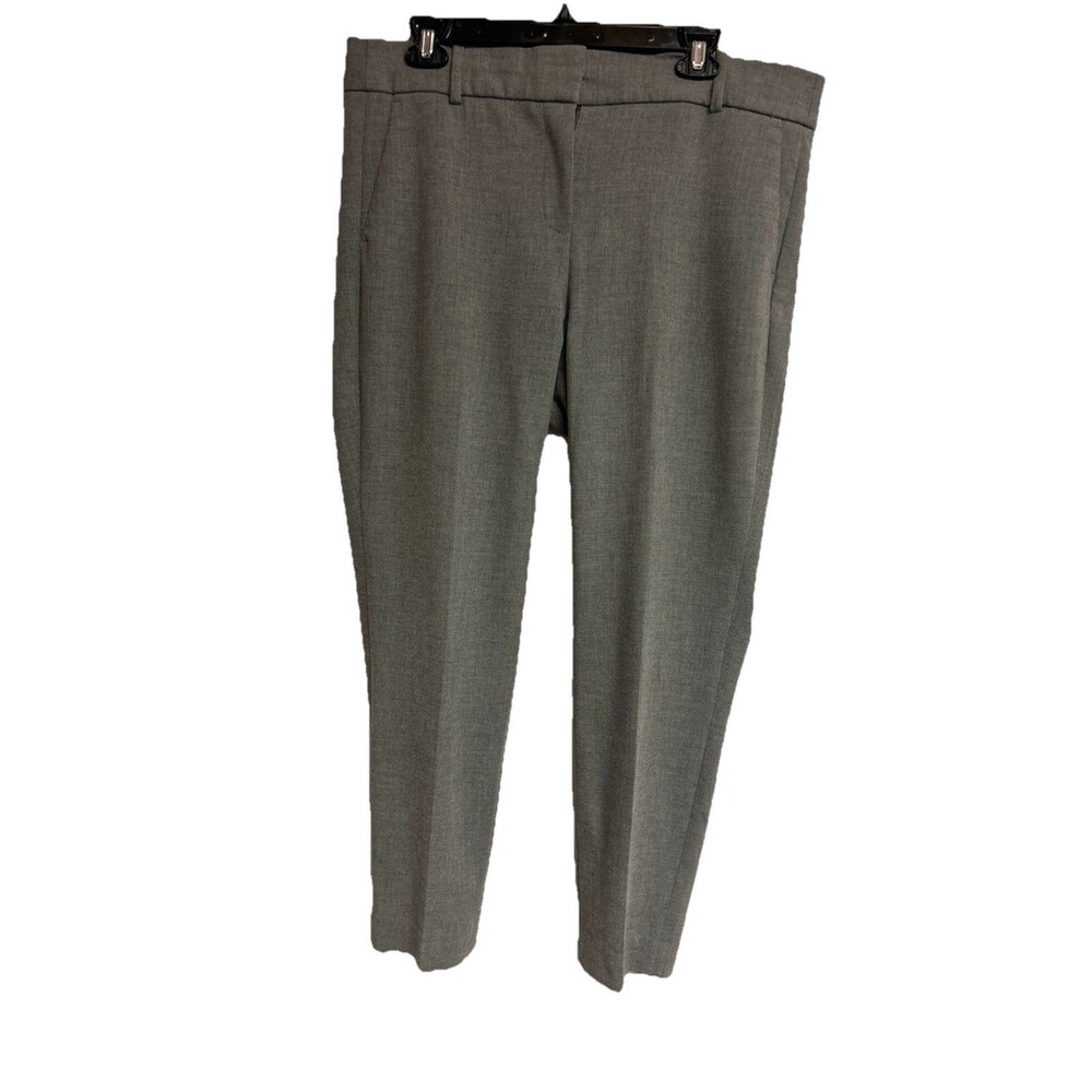 J Crew Cameron Dress Pants Womens Size 14 Gray High Rise Career